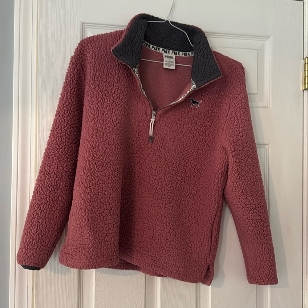 PINK Sherpa Sweatshirt